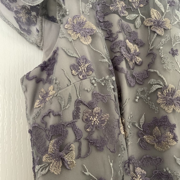 NWT Alex Evenings Short Embroidered Dress - Size 14 - Picture 8 of 12